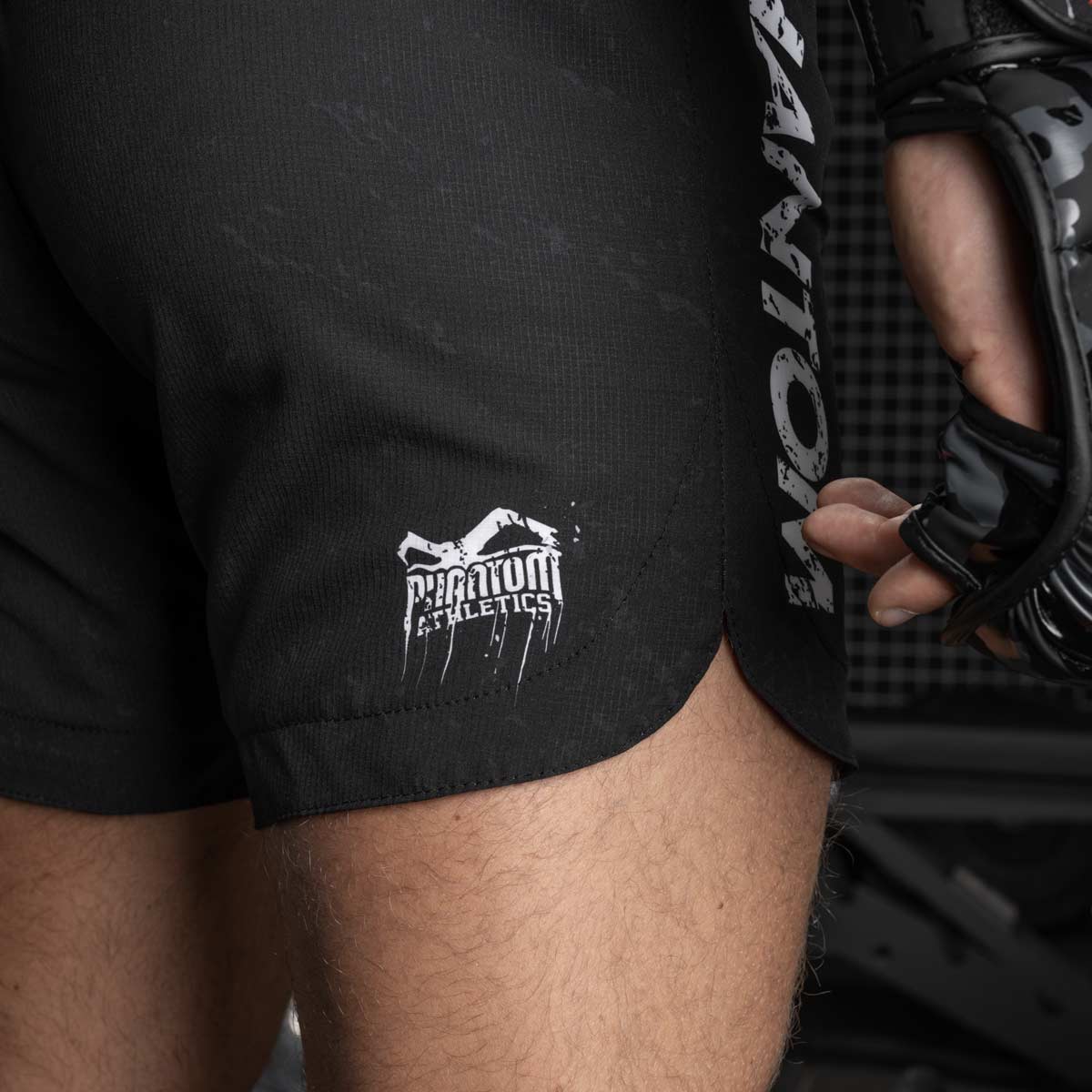 Phantom Athletics MMA Shorts Fusion-R Pumpkill - Zwart/Grijs