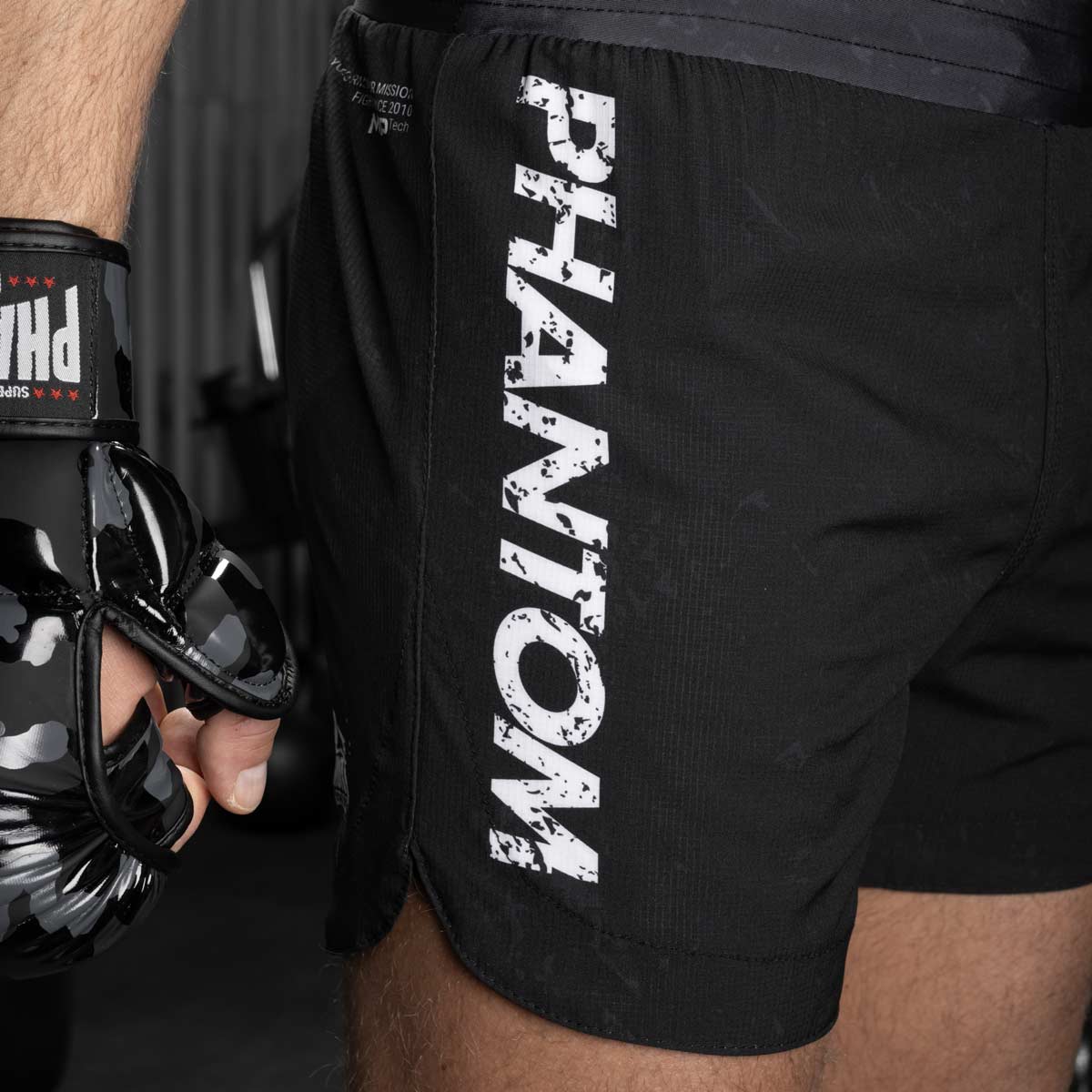 Phantom Athletics MMA Shorts Fusion-R Pumpkill - Zwart/Grijs