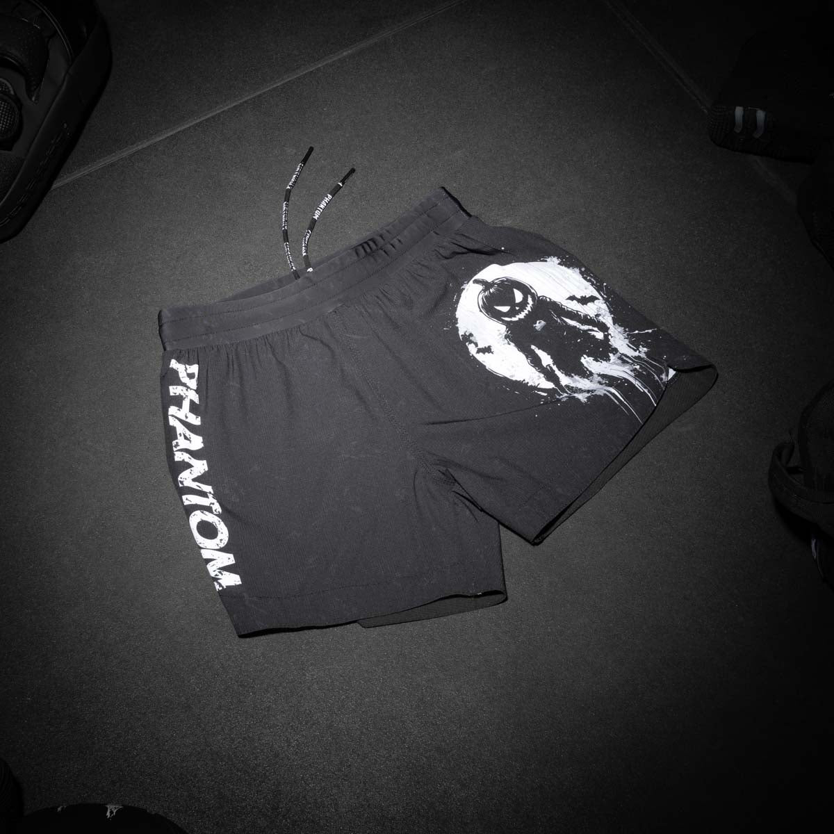 Phantom Athletics MMA Shorts Fusion-R Pumpkill - Zwart/Grijs