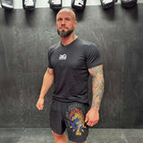 Shorts de MMA Phantom Athletics FUSION-R Tiger Domination – Orange/Noir