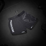Phantom Athletics MMA Shorts Fusion-R Werewolf - Zwart/Grijs
