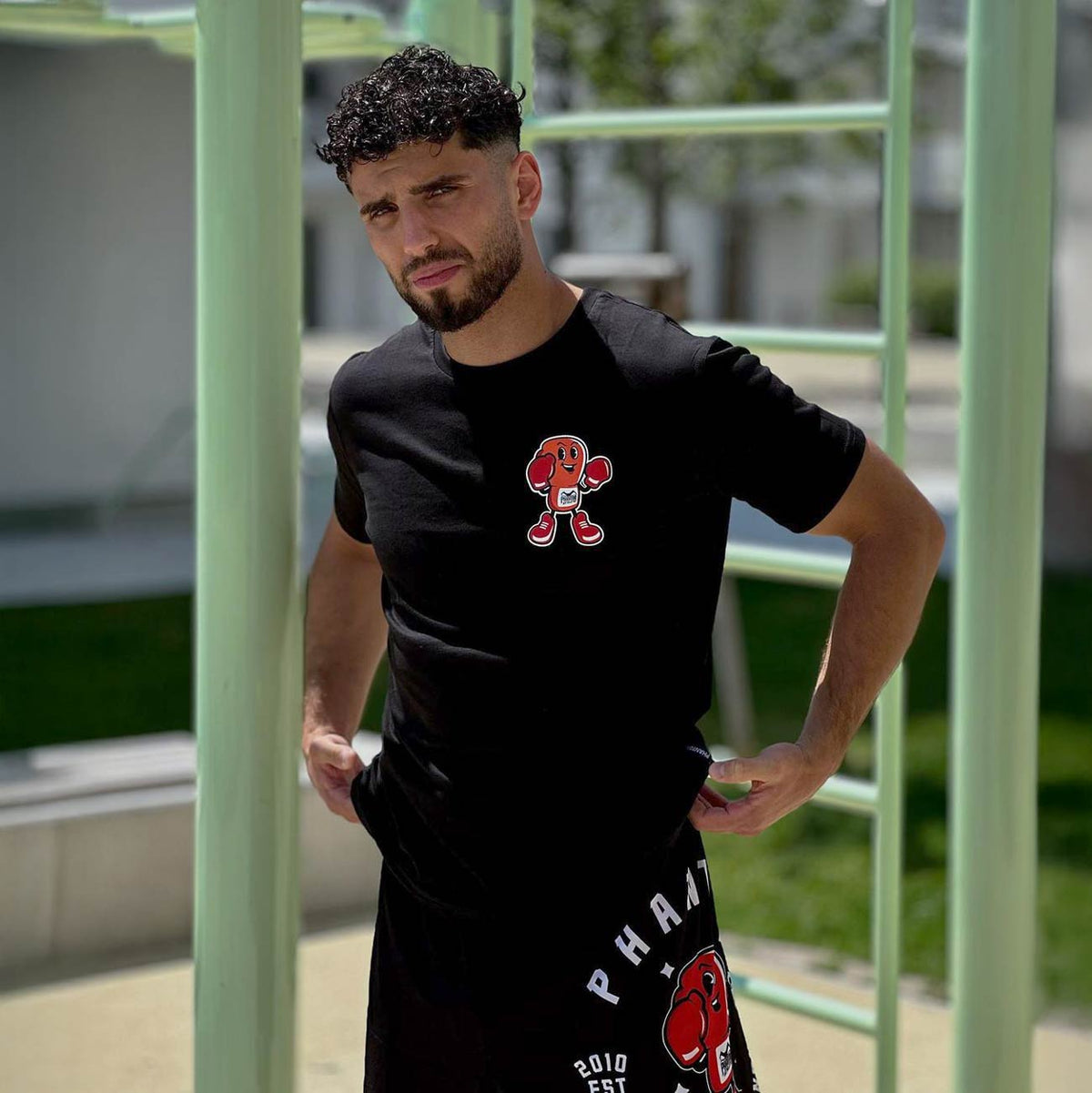 Phantom Athletics T-Shirt Punchy Kinderen - Zwart
