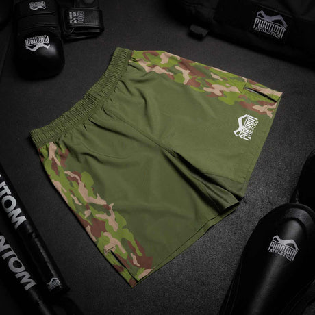 Pantaloni scurți MMA Phantom Athletics EVO Warfare – Army Camo
