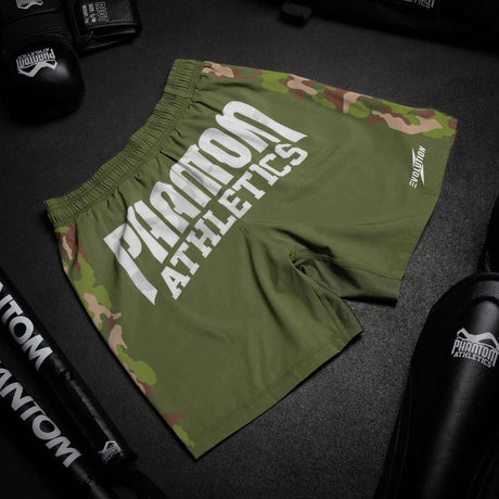 Pantaloni scurți MMA Phantom Athletics EVO Warfare – Army Camo