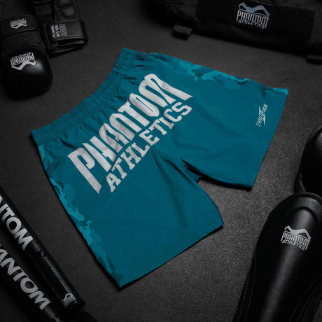 Pantaloni scurți MMA Phantom Athletics EVO Warfare – Marineblauw Camo