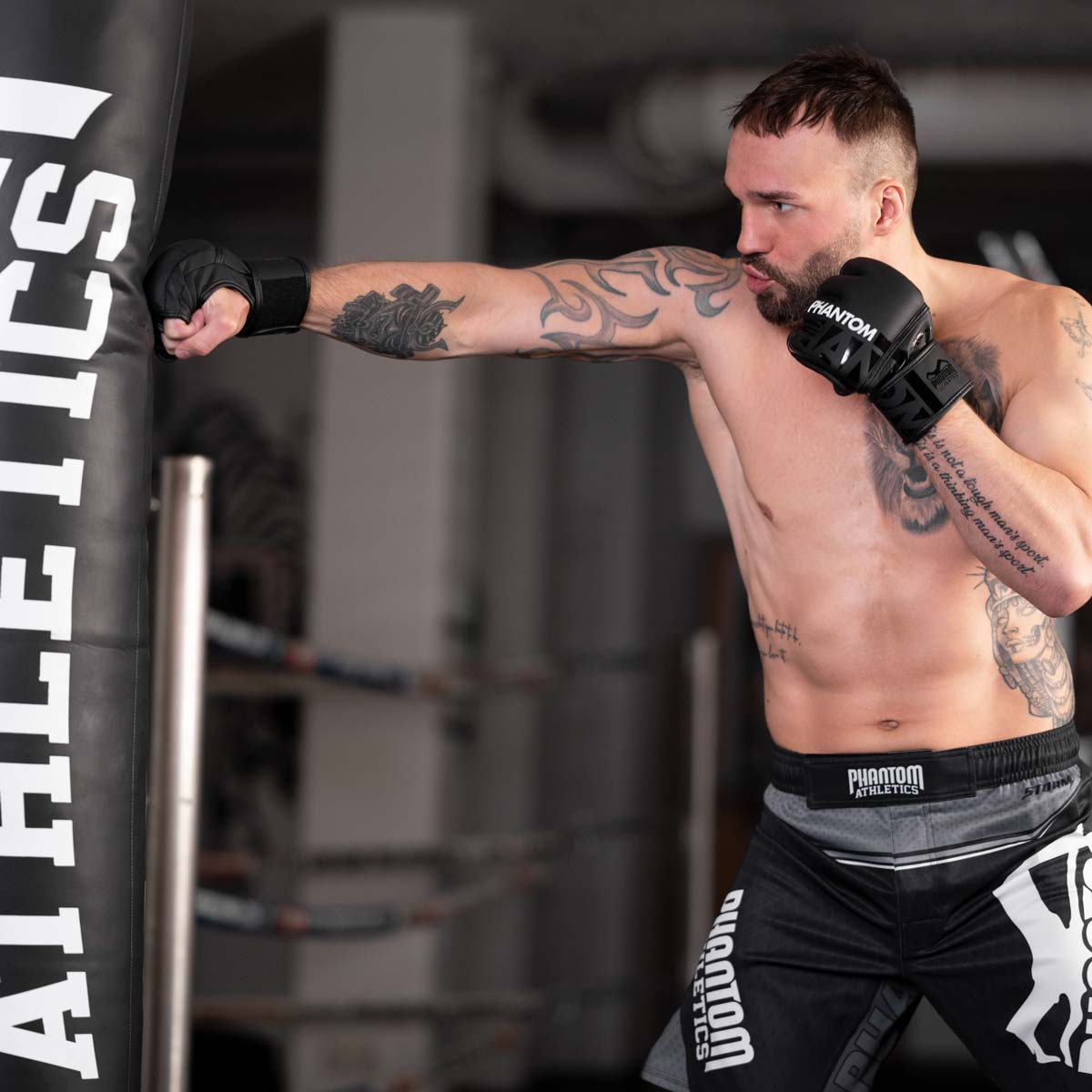 Phantom Athletics MMA Handschoenen Apex - Zwart
