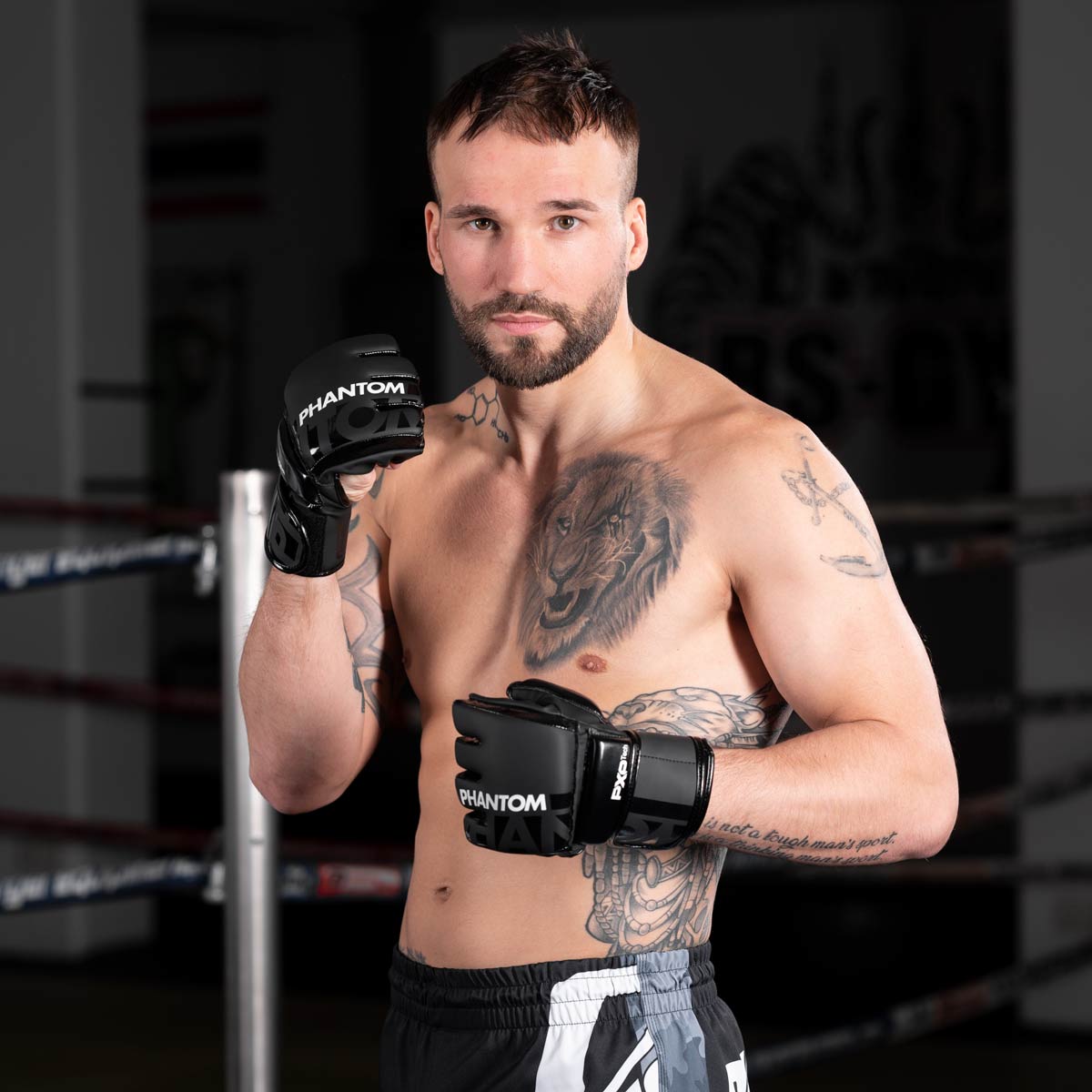 Phantom Athletics MMA Handschoenen Apex - Zwart