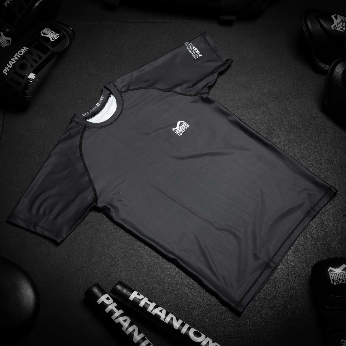 Phantom Athletics Rashguard Ruthless - Zwart