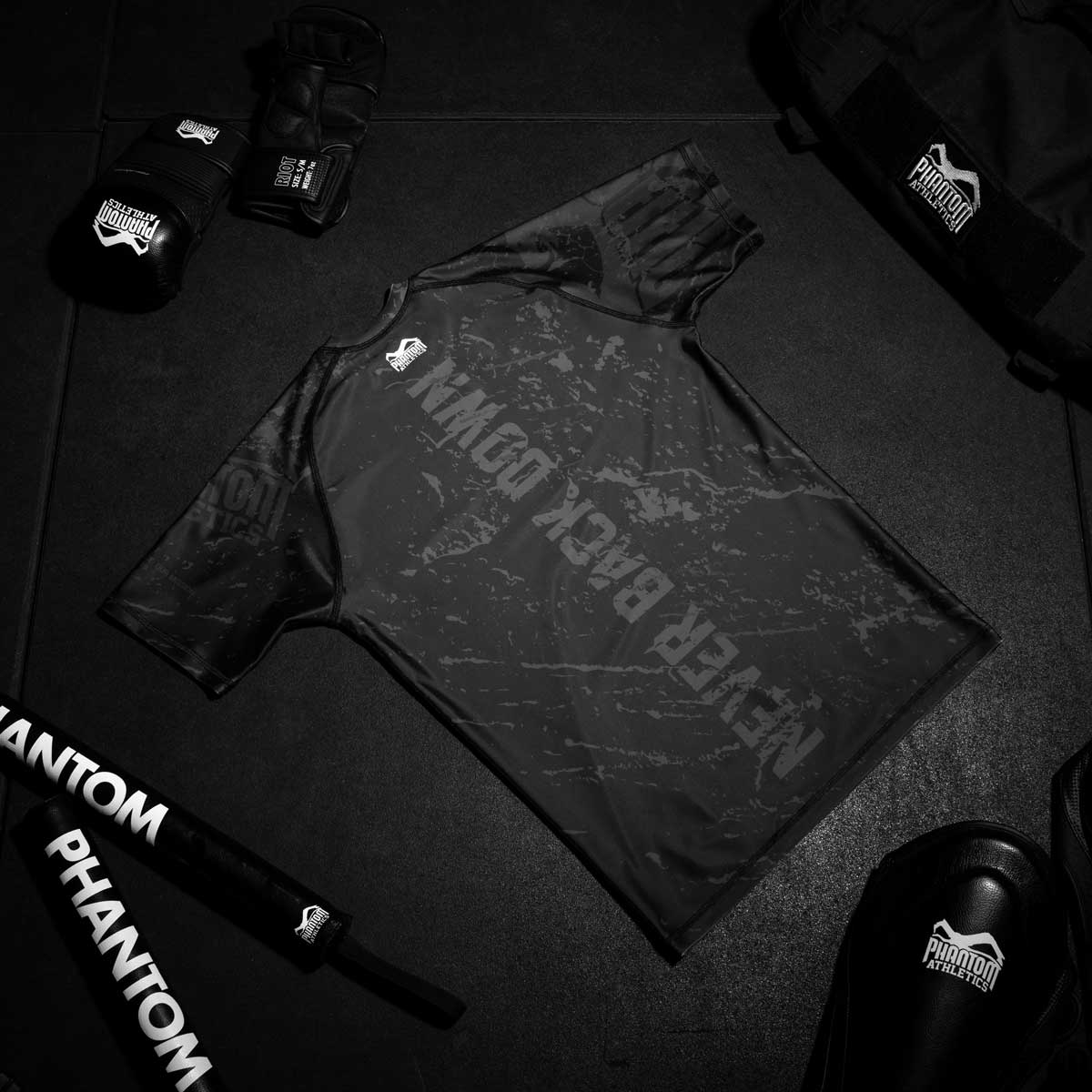 Rashguard Phantom Athletics Germany Krótkie Rękawy – Design Niemiec