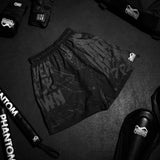 Phantom Athletics MMA Shorts EVO - Zwart/Rood/Goud