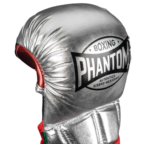 Phantom Athletics MMA Handschoenen Mexico - Zilver/Groen/Rood