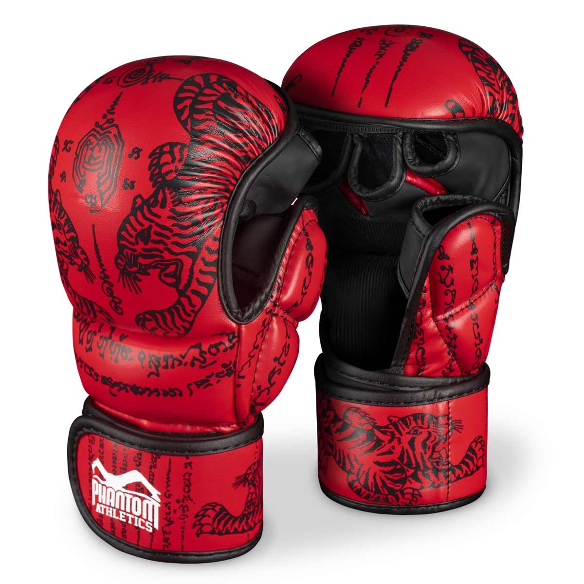 Phantom Athletics MMA Handschoenen Sparring Muay Thai - Zwart/Zilver