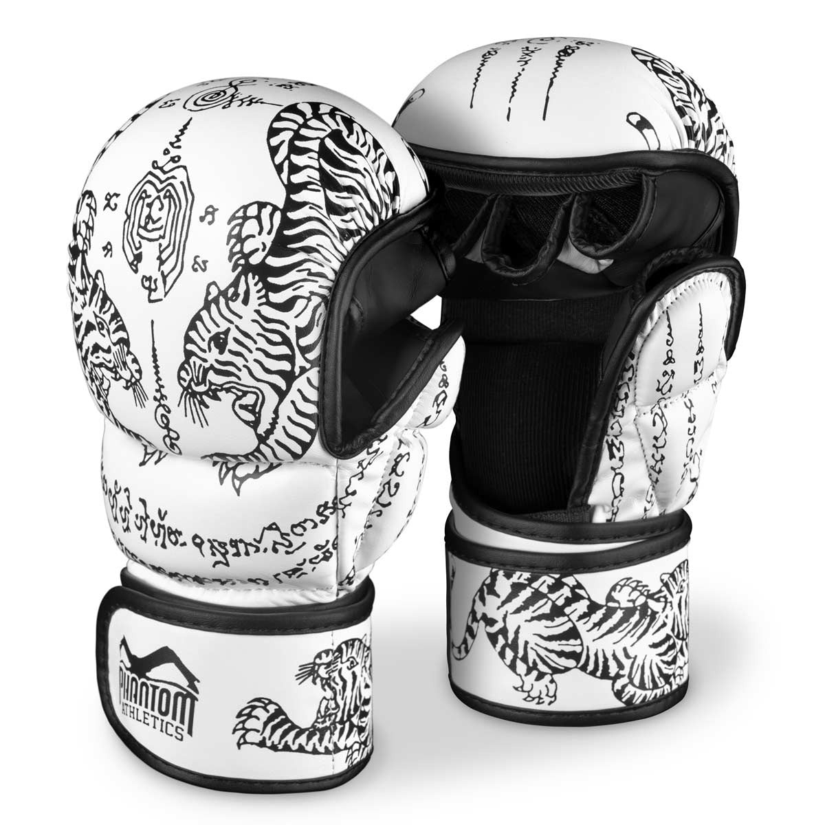 Phantom Athletics MMA Handschoenen Sparring Muay Thai - Zwart/Zilver