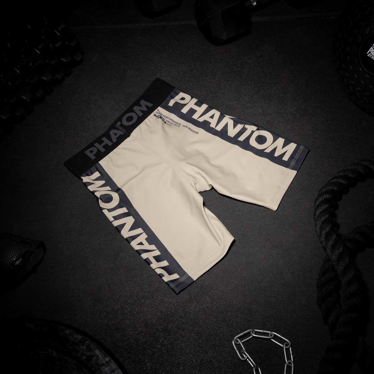 Phantom Athletics Compressie Shorts Vector Apex - Zand