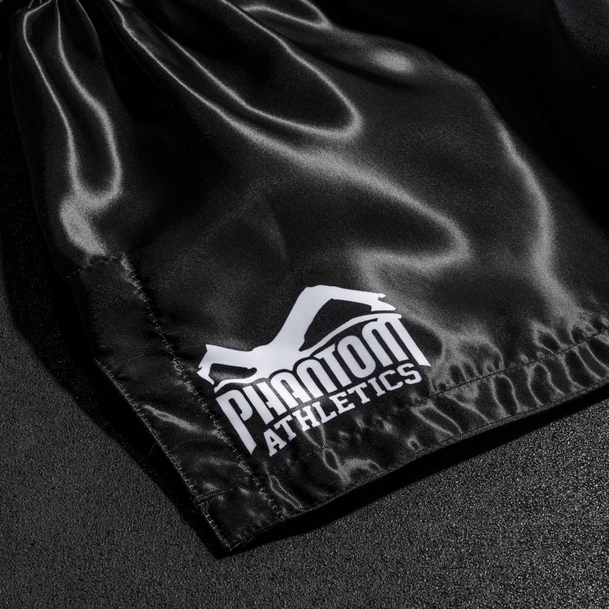 Pantaloncini Muay Thai Phantom Athletics Legend – Nero/Bianco