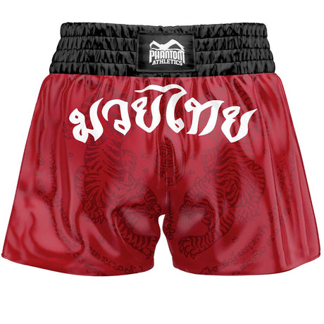 Spodenki Muay Thai Phantom Athletics Sak Yant – Czerwone