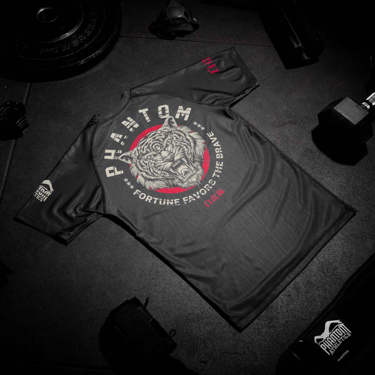 Phantom Athletics Rashguard EVO Tiger Unit - Zwart