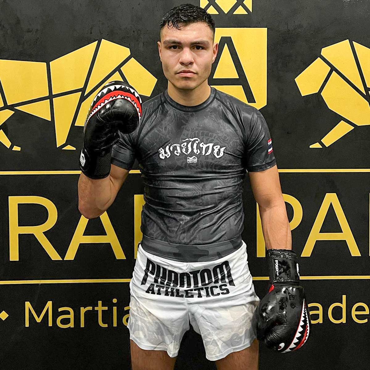 Phantom Athletics Rashguard Muay Thai - Zwart/Grijs