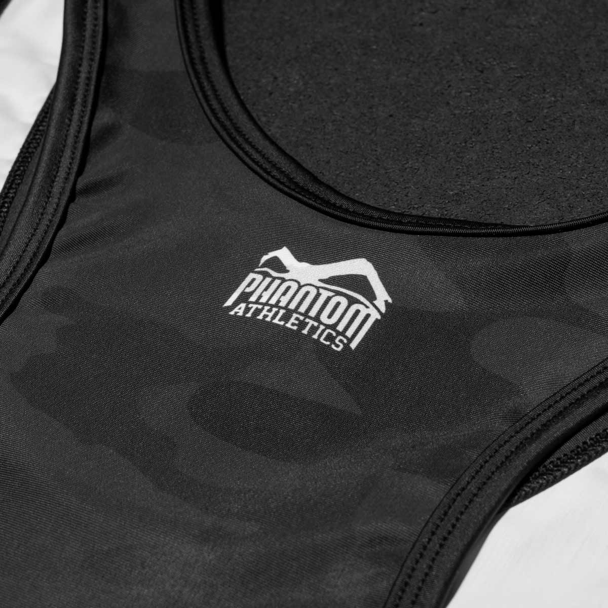 Phantom Athletics Worstelsinglet Warfare - Zwart/Winter Camo