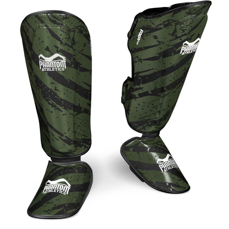 Phantom Athletics Scheenbeschermers Camo Tiger - Legergroen