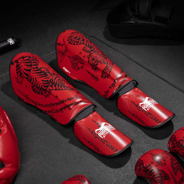 Phantom Athletics Scheenbeschermers Muay Thai - Rood