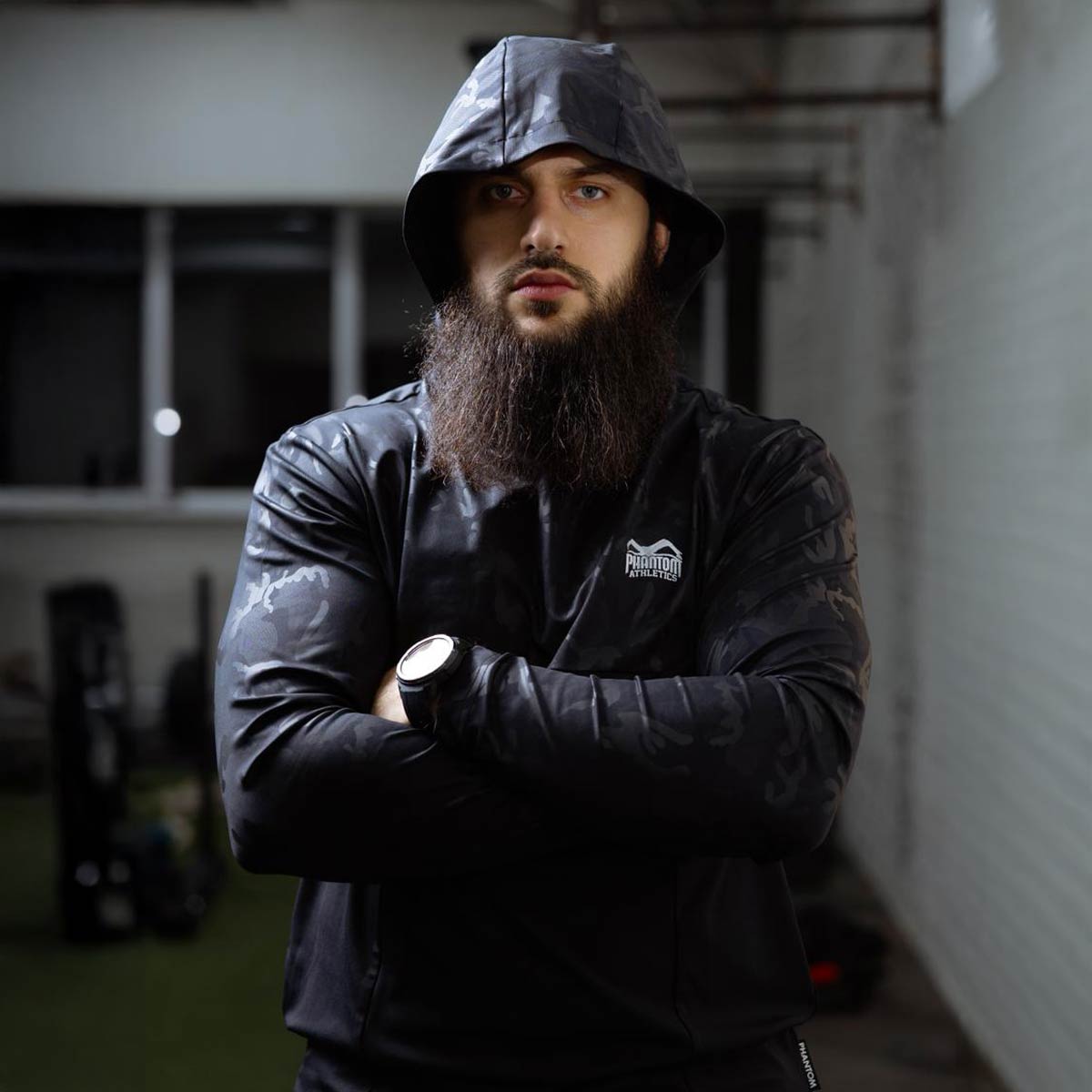 Phantom Athletics Hoodie Shadow - Zwart/Camo