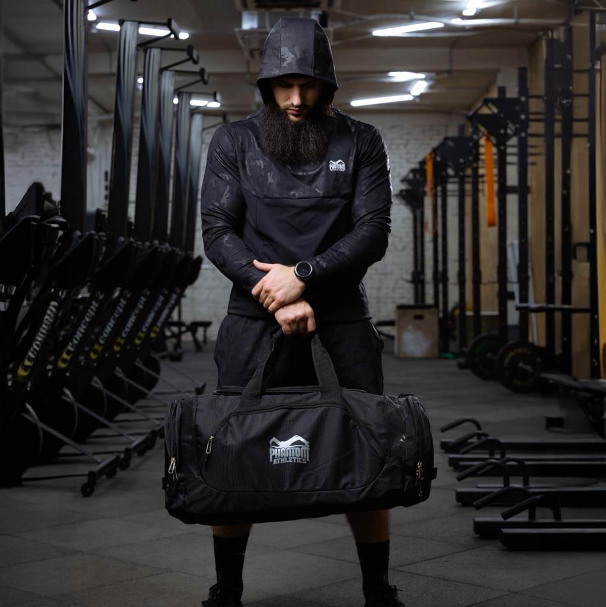 Phantom Athletics Hoodie Shadow - Zwart/Camo