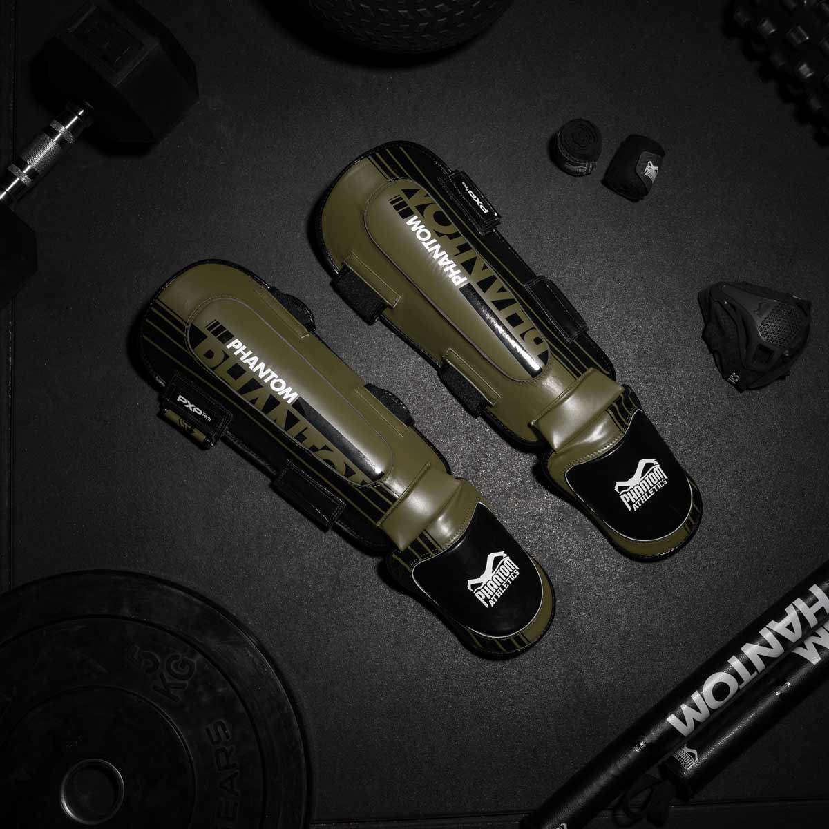 Phantom Athletics Scheenbeschermers APEX Hybrid - Groen