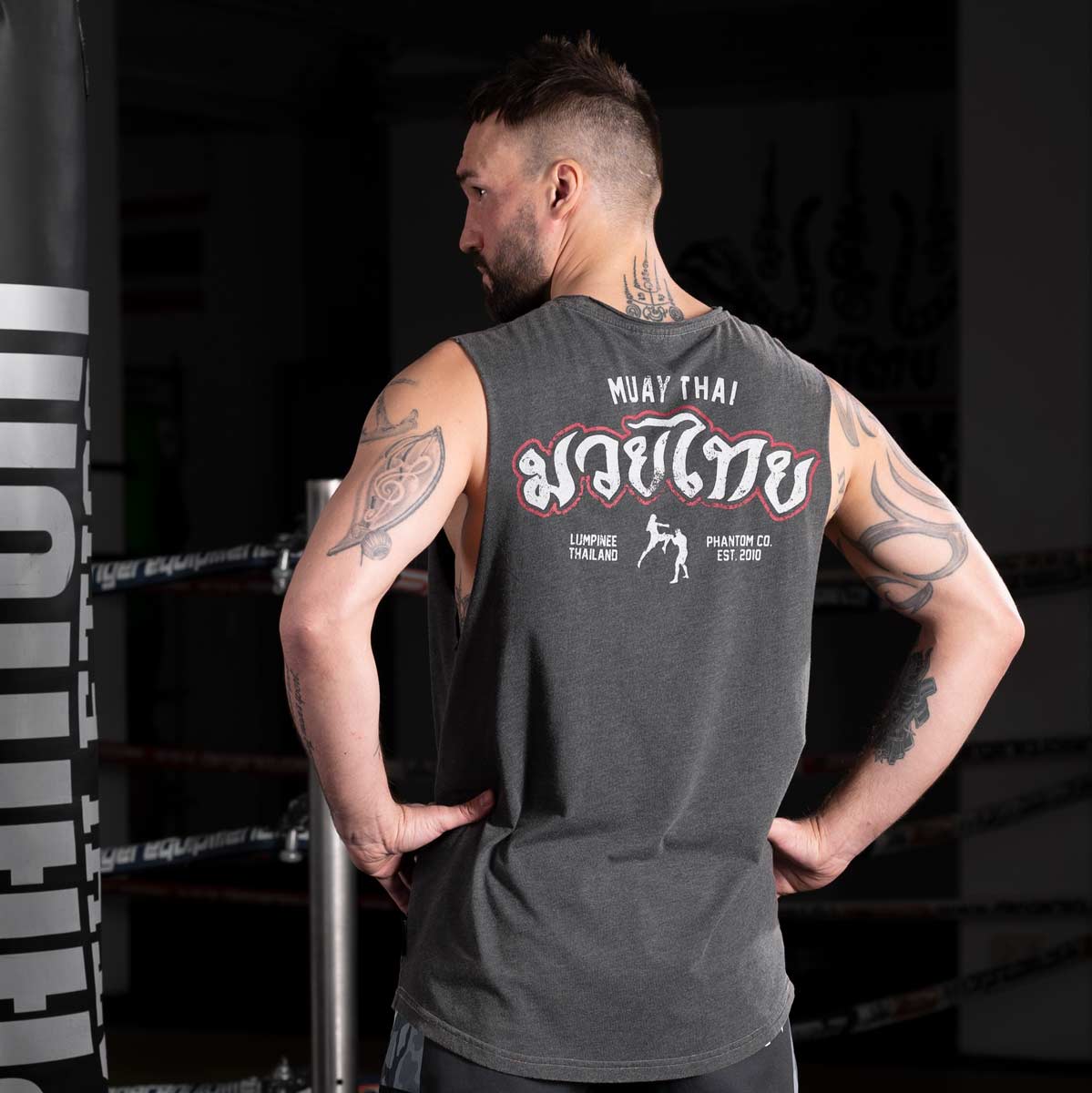 Phantom Athletics Tank Top Muay Thai - Zwart