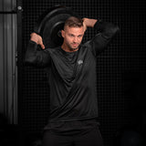 T-shirt da allenamento Phantom Athletics Tactic-V Maniche lunghe – Nero