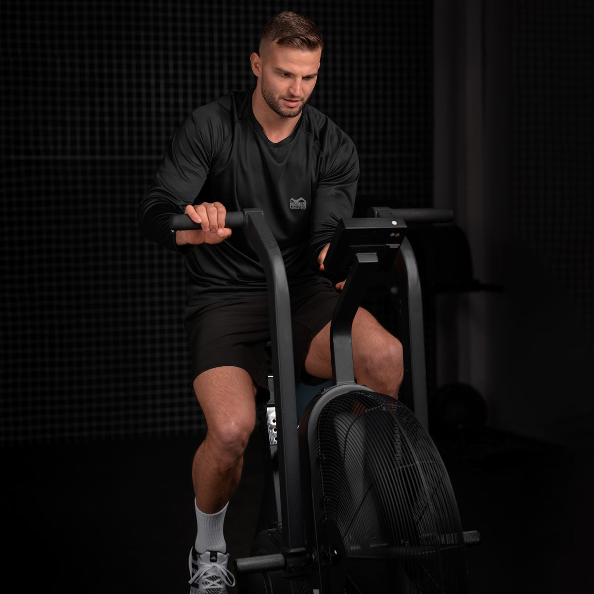 T-shirt da allenamento Phantom Athletics Tactic-V Maniche lunghe – Nero