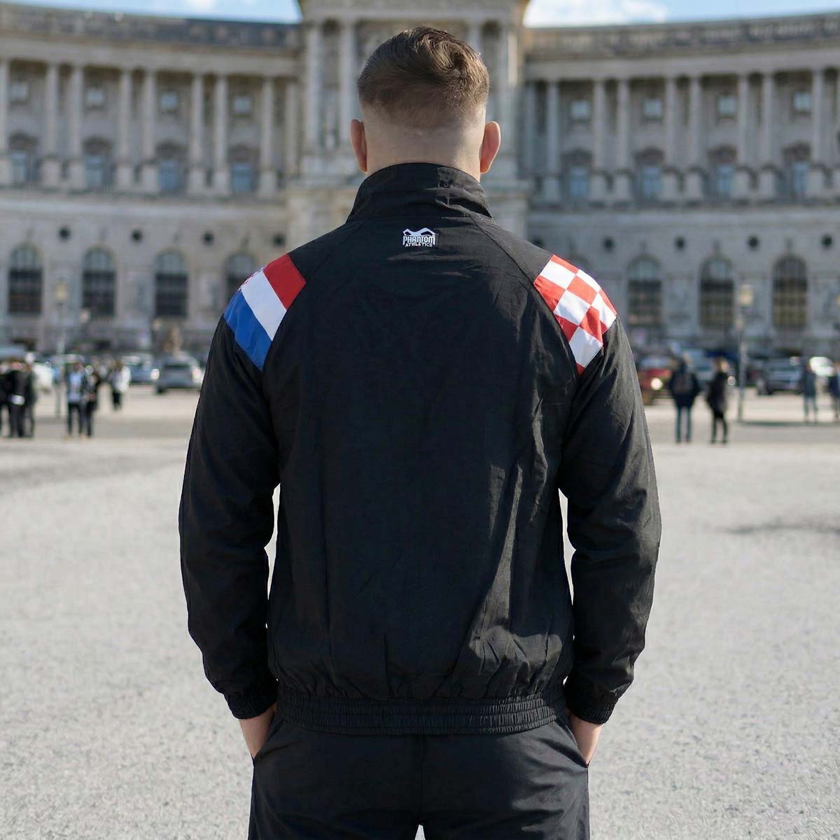 Phantom Athletics Trainingsjas DMC Team Croatia - Zwart/Rood/Wit