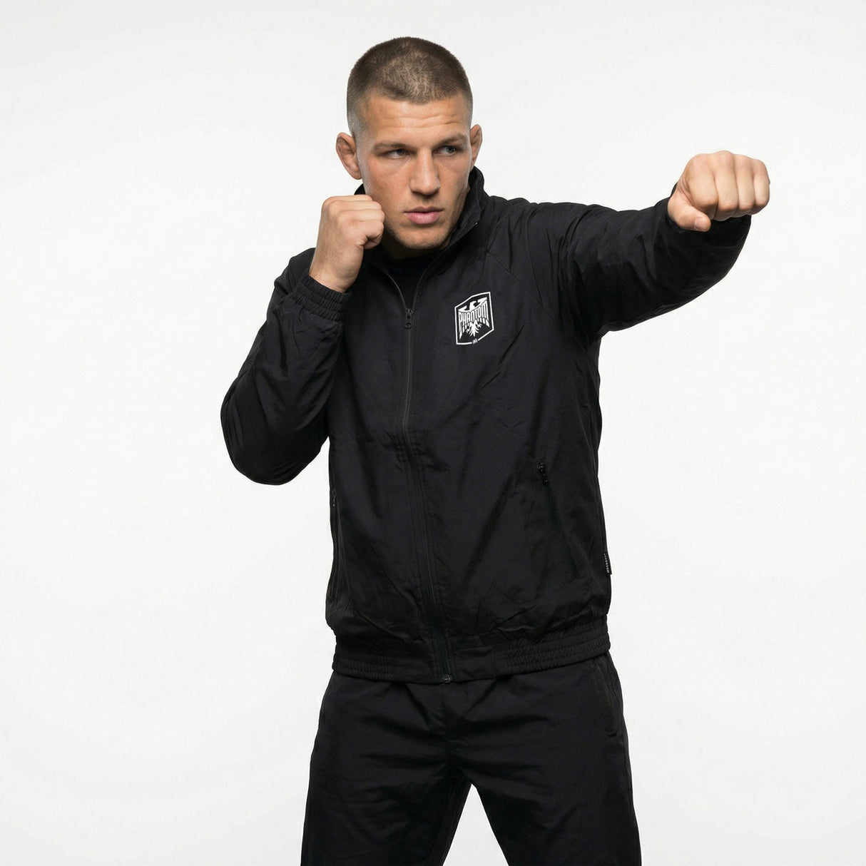 Phantom Athletics Trainingsjas DMC Germany Eagle - Zwart/Rood/Geel