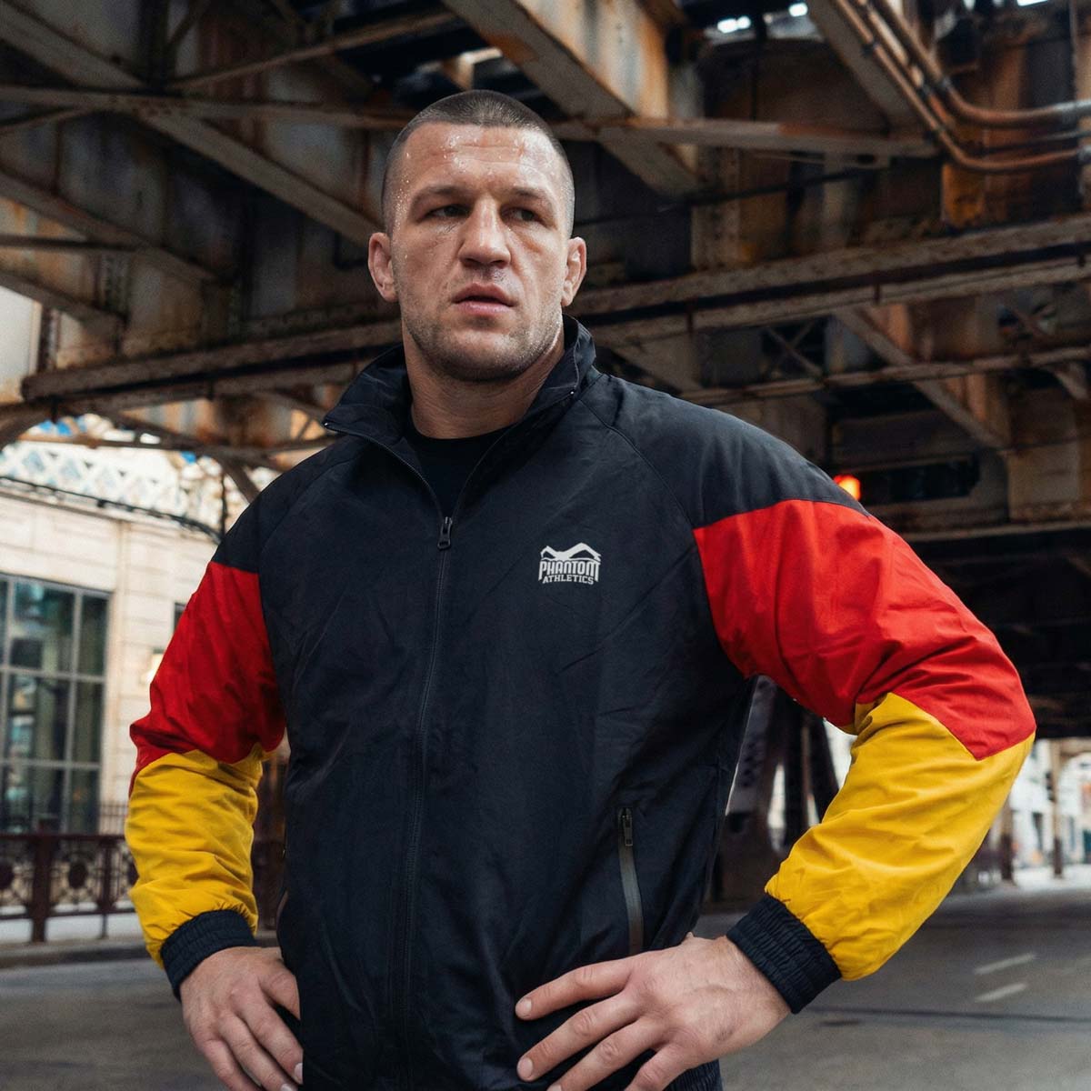 Phantom Athletics Trainingsjas DMC Team Germany - Zwart/Rood/Goud