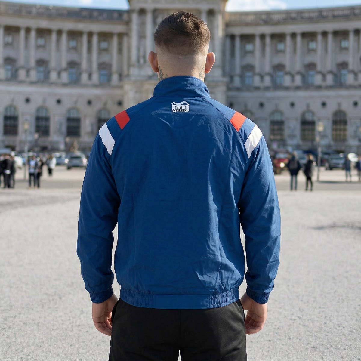 Phantom Athletics Trainingsjas DMC Team Serbia - Blauw/Rood/Wit