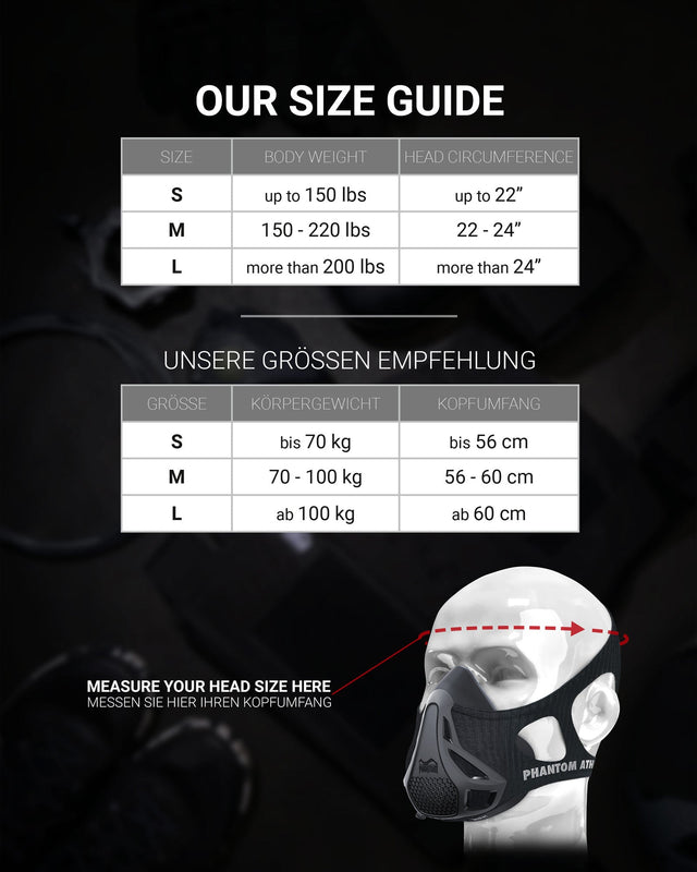 Phantom Athletics Trainingsmaske Mystery Mask - Guld
