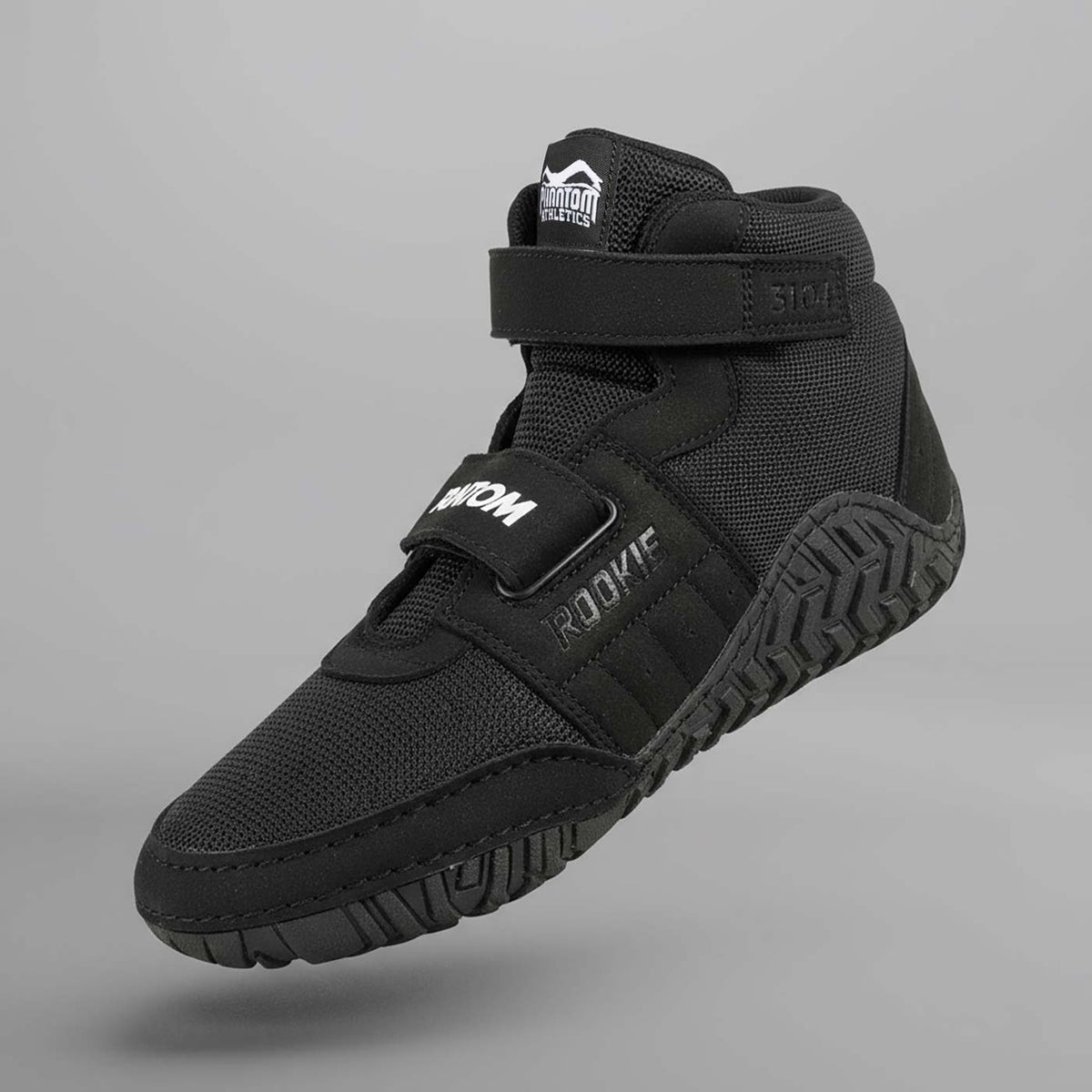 Buty zapaśnicze Phantom Athletics Rookie Dziecięce – Czarne