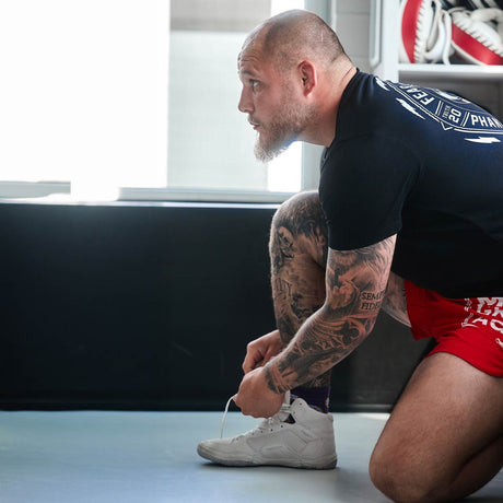 Shorts de MMA Phantom Athletics Fusion-R Make MMA Great Again – Rouge