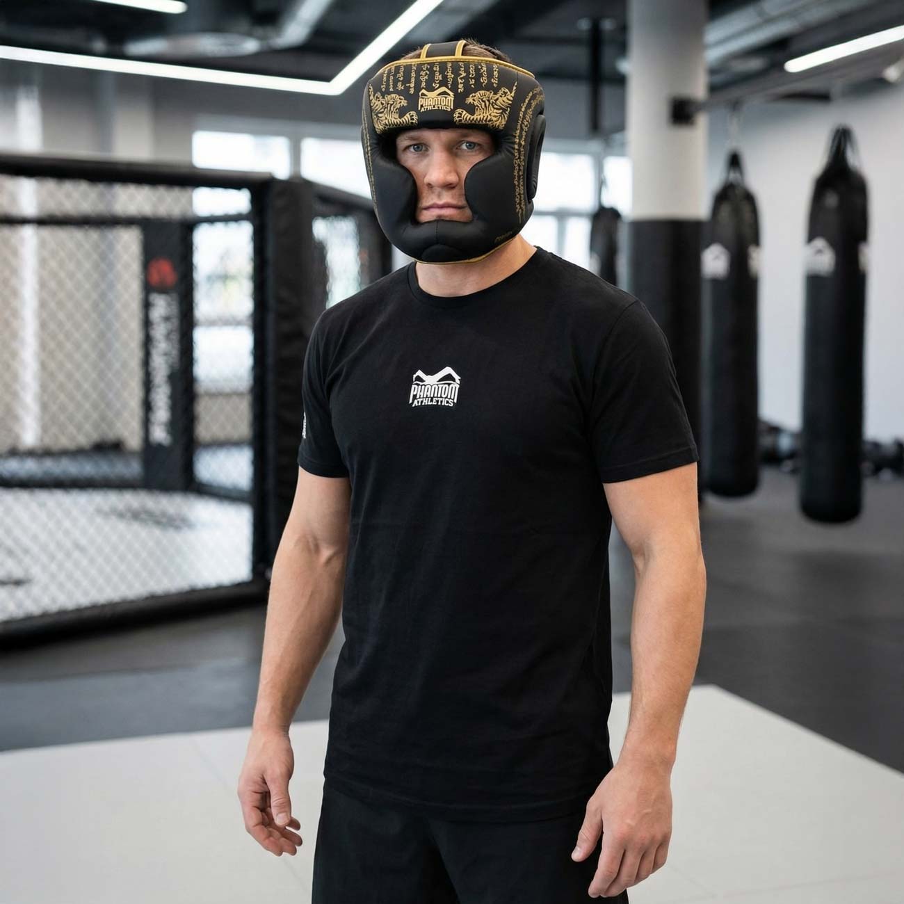 Phantom Athletics Hoofdbeschermer Muay Thai - Zwart/Goud
