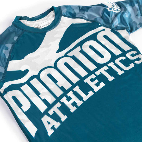 Rashguard Phantom Athletics Warfare – Camo albastru marin