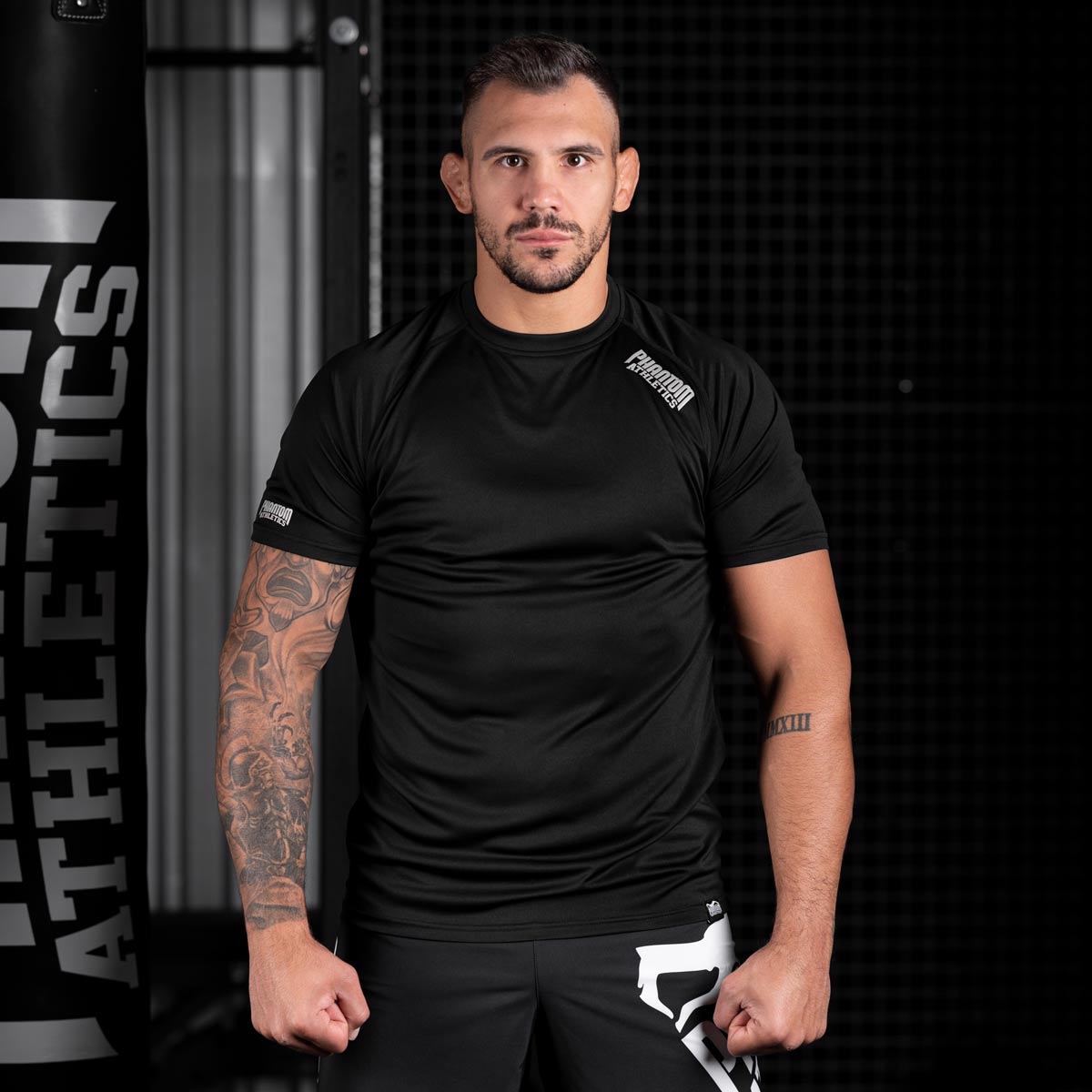 Phantom Athletics T-Shirt Tactic Korte Mouwen - Zwart