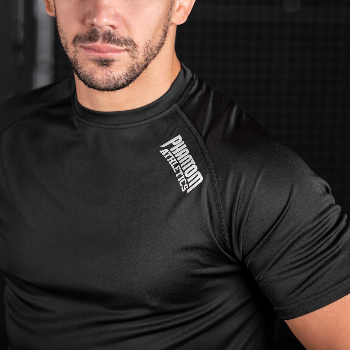 Phantom Athletics T-Shirt Tactic Korte Mouwen - Zwart