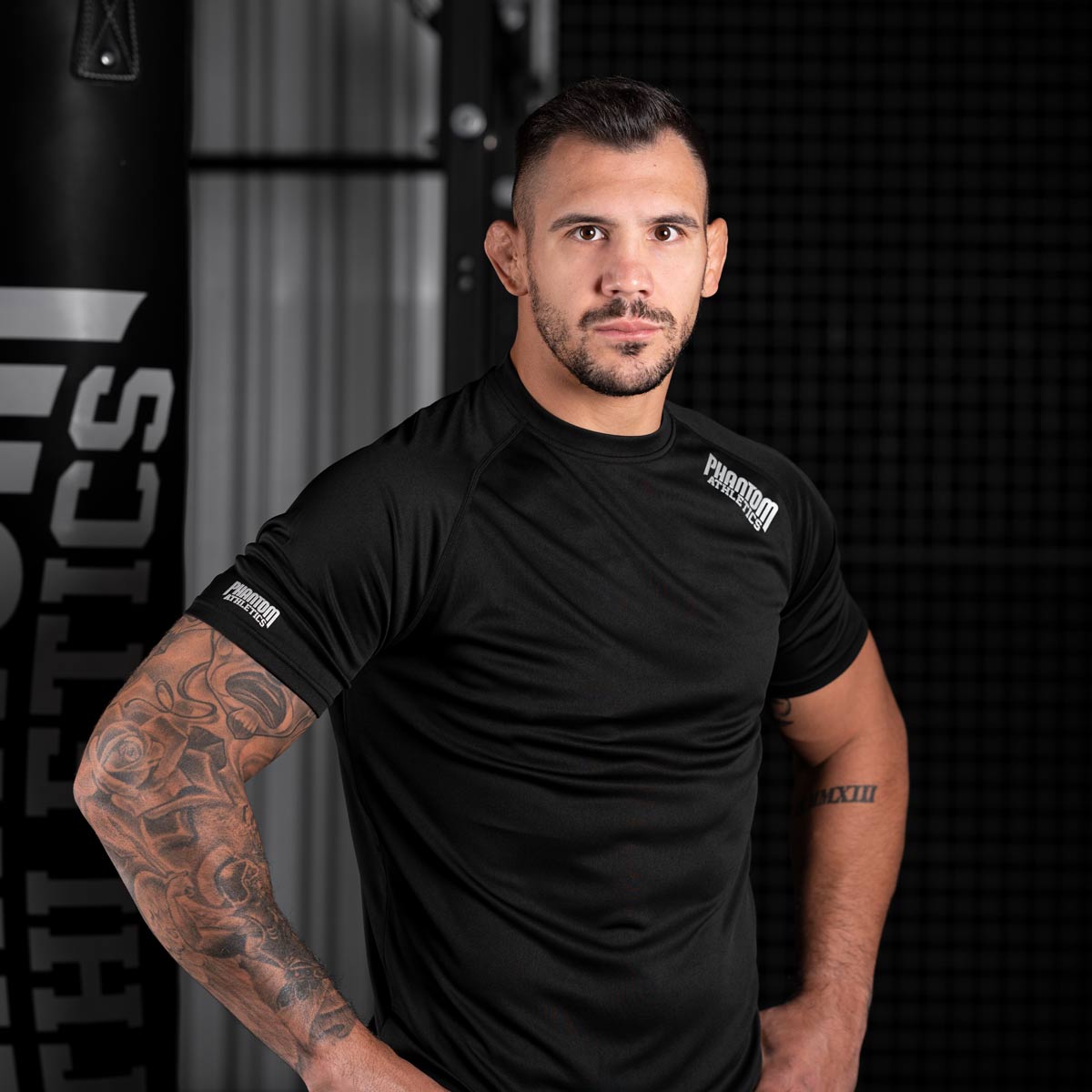 Phantom Athletics T-Shirt Tactic Korte Mouwen - Zwart