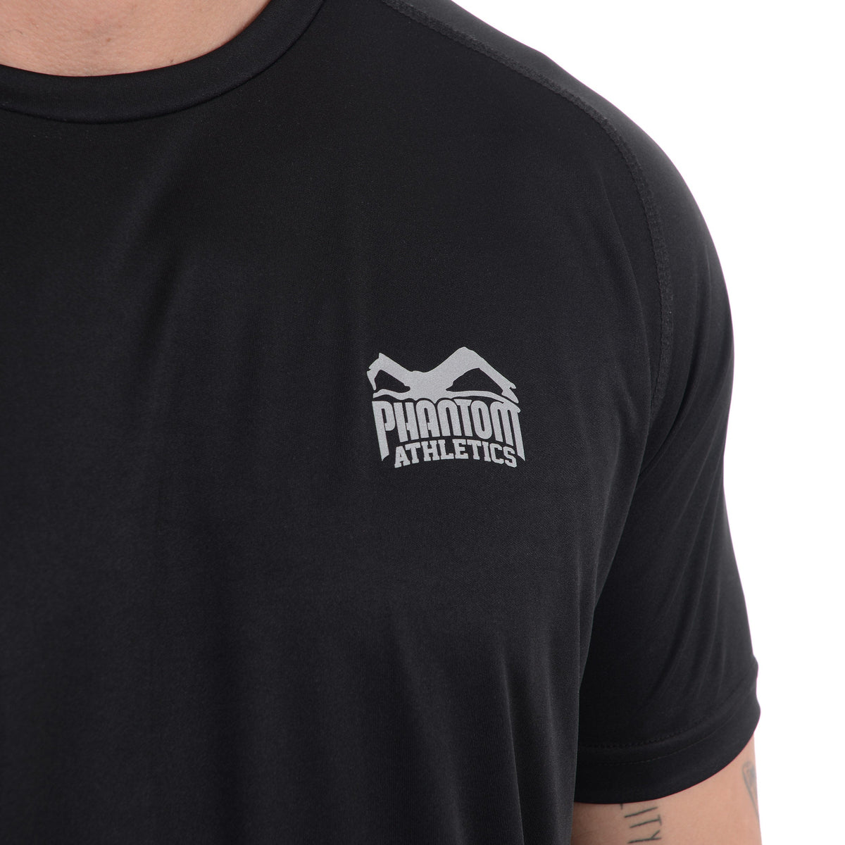 Phantom Athletics Trainingsshirt Tactic-V Korte Mouwen - Zwart
