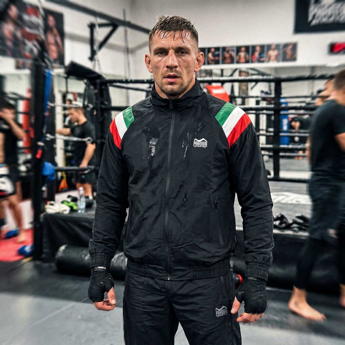Phantom Athletics Trainingsjas DMC Team Italy - Zwart
