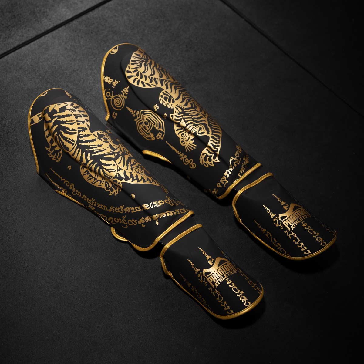 Protège-tibias Phantom Athletics Muay Thai Army – Vert