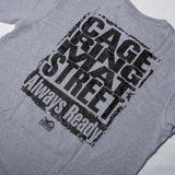 Phantom Athletics T-Shirt Cage Ring Mat Street - Grijs