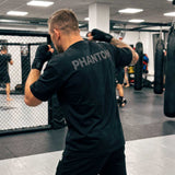 Phantom Athletics T-Shirt Oversize Blacked - Zwart