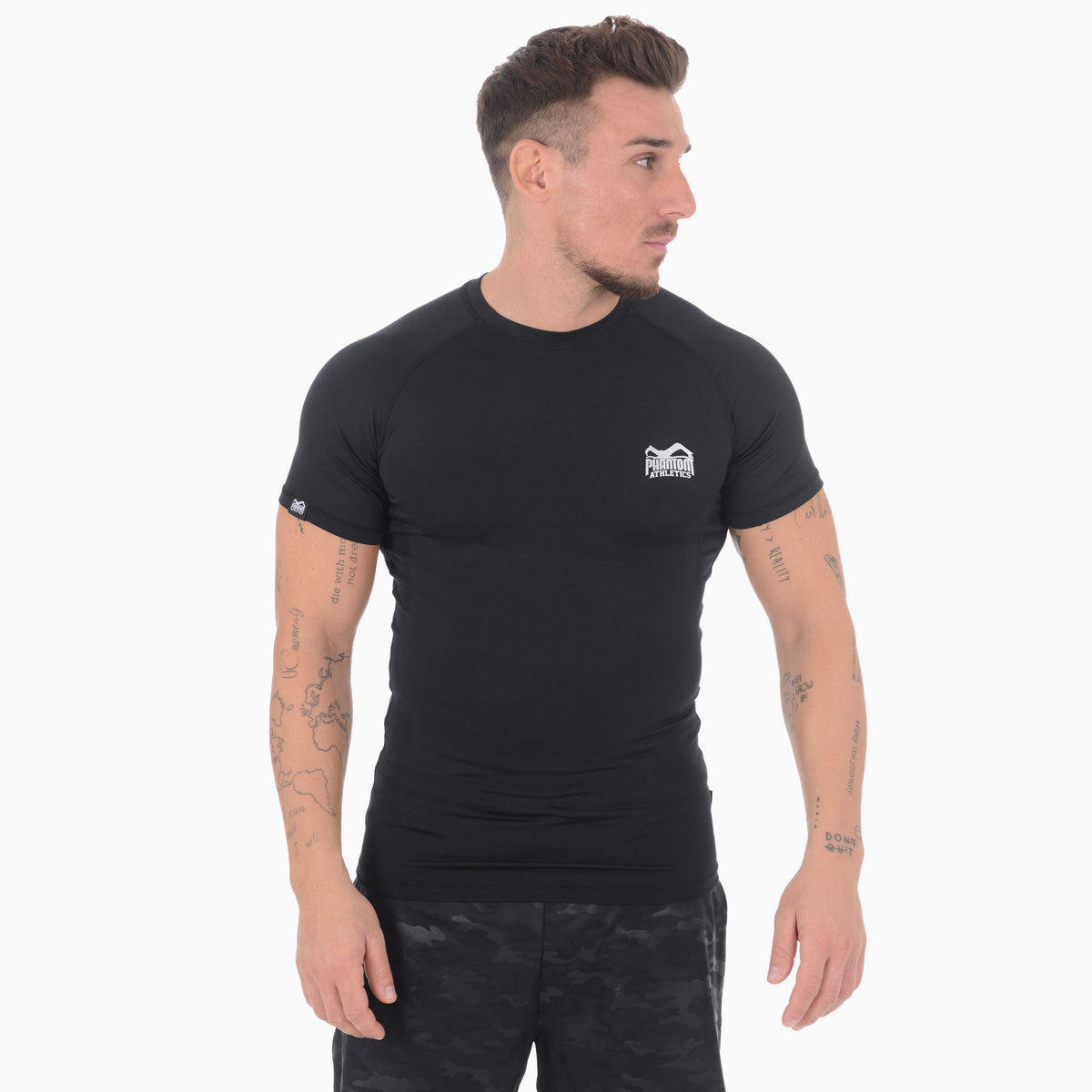 Phantom Athletics Rashguard Tactic Lange Mouwen - Zwart