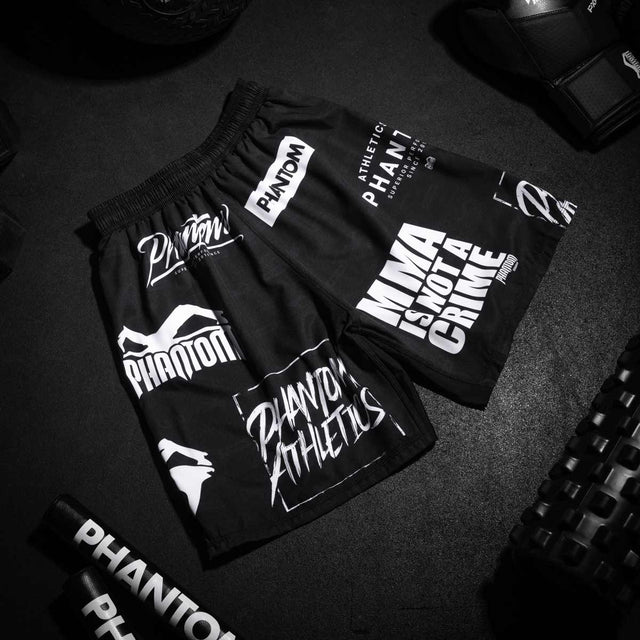 MMA trenky Phantom Athletics EVO Legend – Černé